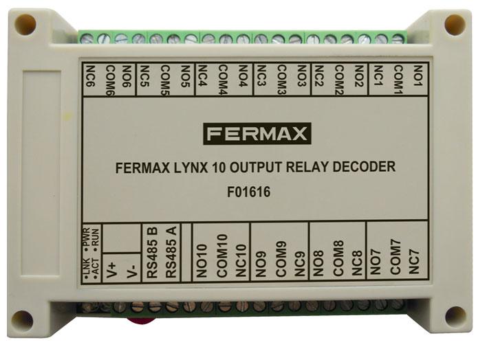 DECODER RELES FERMAX MEET 10 SALIDAS