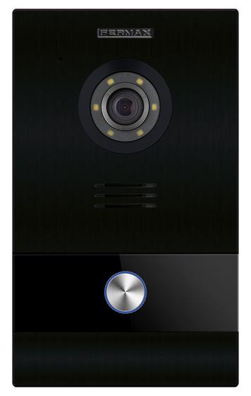 VIDEO BELPANEEL MILO (ZWART) 1 DR.