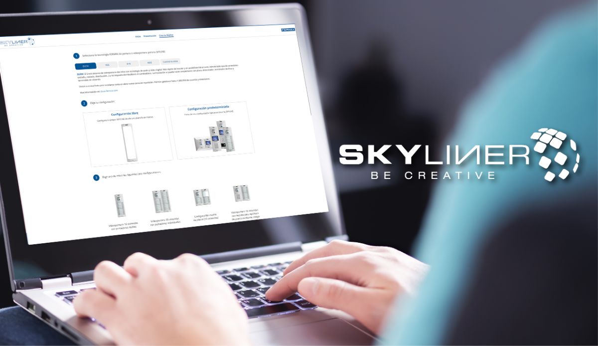 Design your outdoor panel easily with SKYLINER